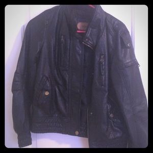 Leather Jacket with details
